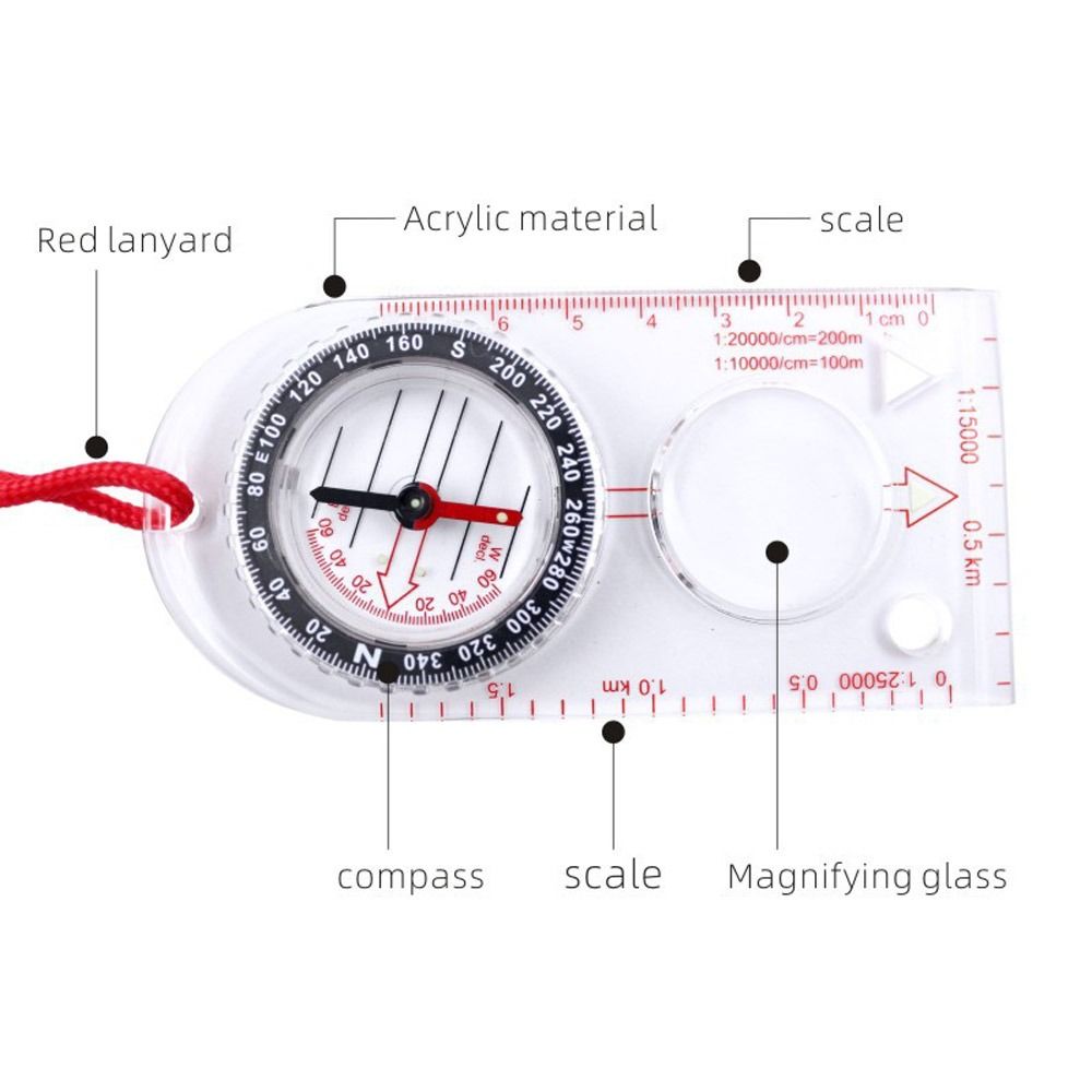 Orienteering Baseplate Compass - Compass Lensatic recension och pris