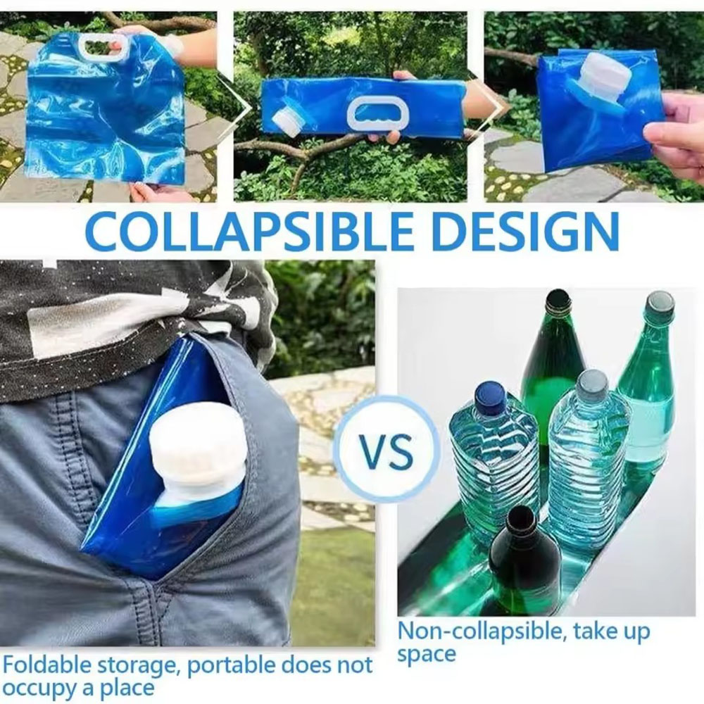 Portable 5L/10L/15L Outdoor Fo - Water Bag Collapsible recension och pris