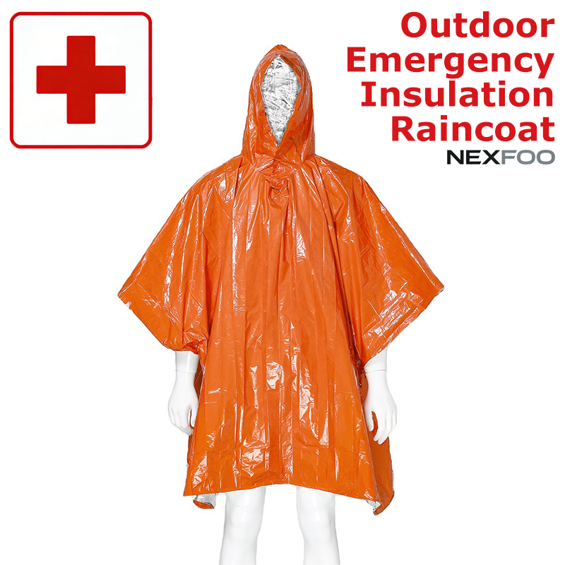 Multifunctional Emergency Rain - Emergency Poncho Rain recension och pris