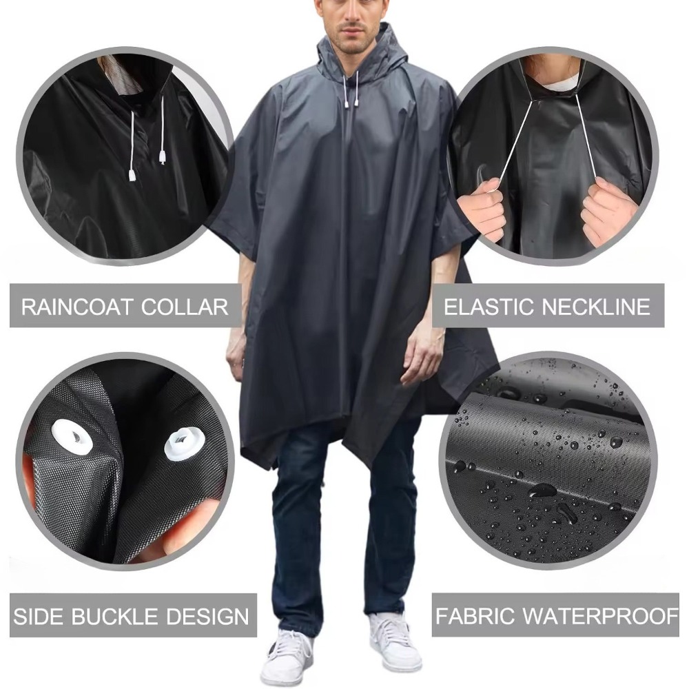 3 in 1 Waterproof Rain Poncho  - Emergency Poncho Rain recension och pris
